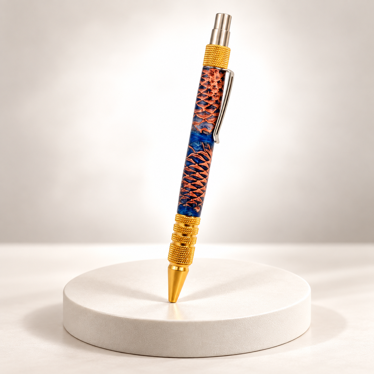 Stylo bille à clic cône de pin sabulosa – Image 4