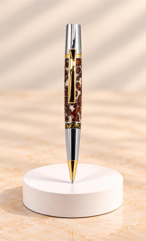 Stylo bille grains de café – Image 2