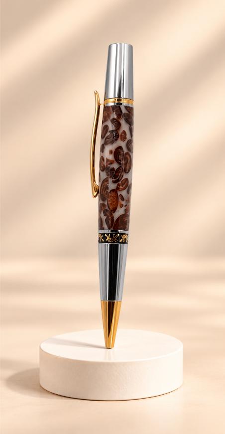 Stylo bille grains de café – Image 3