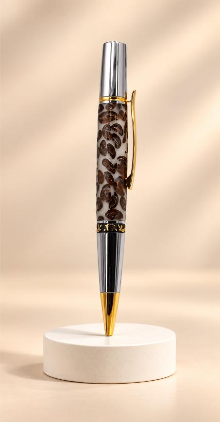 Stylo bille grains de café – Image 4