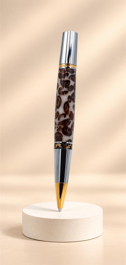Stylo bille grains de café – Image 5