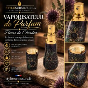 Vaporisateur de parfum fleurs de chardon