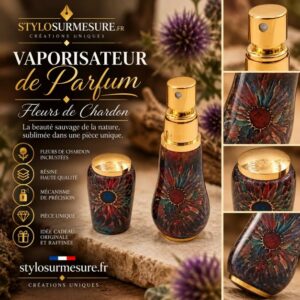 Vaporisateur de parfum fleurs de chardon
