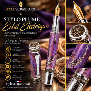 Stylo plume fils de blindages électriques