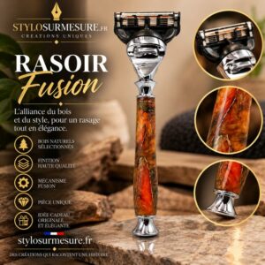 Rasoir fusion chrome fils de blindages électriques