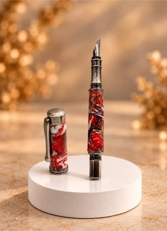 Stylo plume fleurs de chardon – Image 5