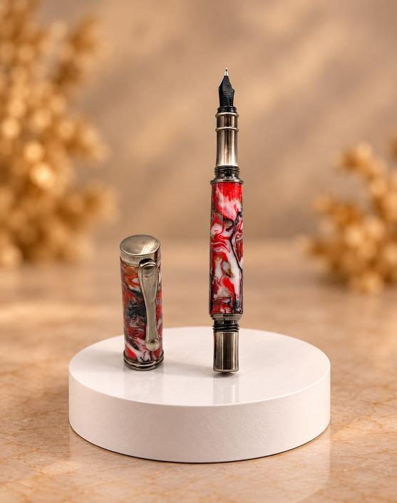 Stylo plume fleurs de chardon – Image 4