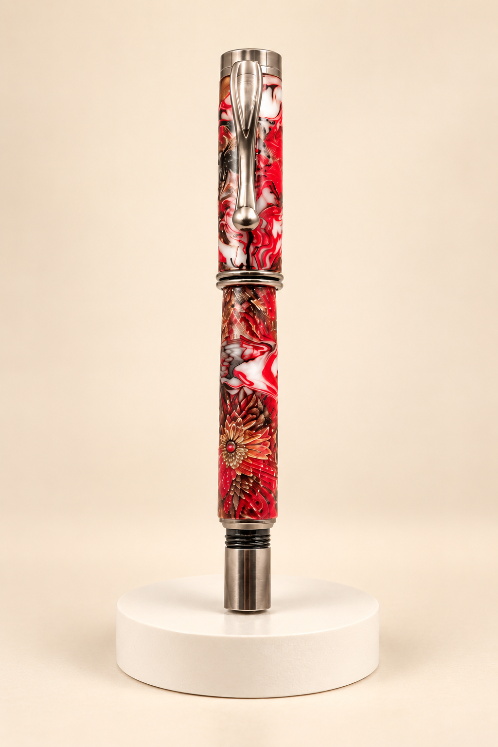 Stylo plume fleurs de chardon – Image 2